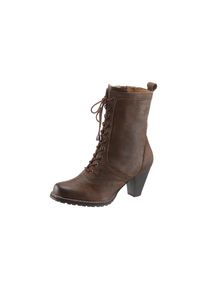 Spieth & Wensky SPIETH & WENSKY, Damen Trachtenstiefelette mit rutschfestem Profil, Braun