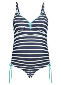 Esprit Maternity, Damen Badeanzug, Navy / Türkis / Weiß