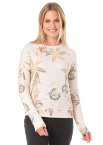 Roxy, Damen Sweatshirt 'Night Is Young', Beige