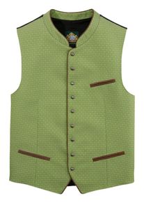 Hammerschmid, Herren Trachtengilet, Braun / Hellgrün / Schwarz