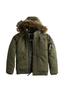 Hollister, Herren Jacke 'AW DOWN BOMBER OLIVE 1CC', Oliv