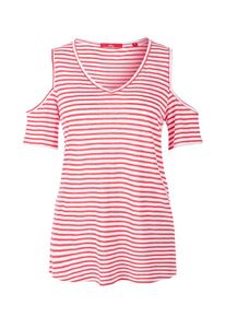 s.Oliver RED LABEL, Damen Ringelshirt, Rot / Wei&szlig;
