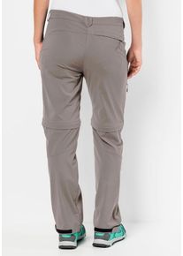 Jack Wolfskin, Damen Softshellhose 'ACTIVATE LIGHT ZIP OFF WOMEN', Taupe