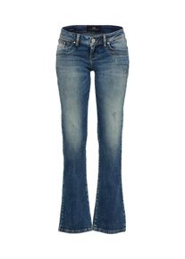 LTB, Damen Bootcut Denim mit Waschungseffekt 'Valerie', Hellblau