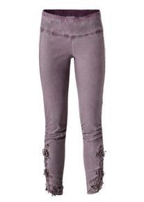 Heine, Damen Leggings, Dunkelgrau / Beere