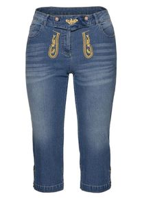 sheego Style, Damen 3/4-Jeans, Blue Denim