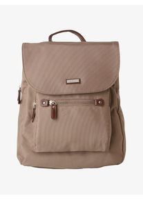 Tom Tailor, Damen Rucksack 'RINA', Beige / Braun
