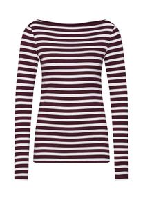 GAP, Damen Shirt, Burgunder / Weiß