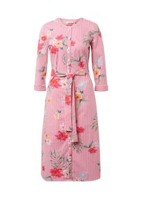 Tom Tailor, Damen Kleid, Mischfarben / Pink / Weiß