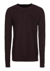 Jack & Jones JACK & JONES, Herren Pullover 'JPRMAINE KNIT CREW NECK', Weinrot