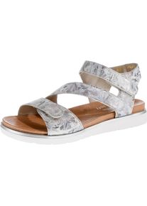 Remonte, Damen Sandale, Rauchgrau / Silber
