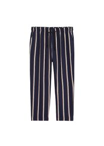 Violeta by Mango, Damen Hose 'Waitopi4', Nachtblau / Rostrot / Wei&szlig;