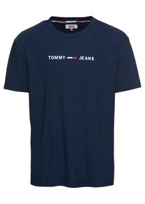 Tommy Jeans, Herren T-Shirt 'TJM SMALL TEXT TEE', Dunkelblau