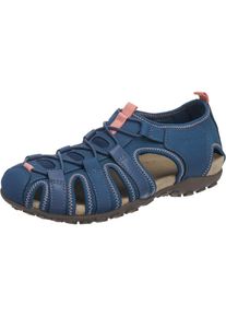 Geox, Damen Sandalen 'Donna Strel', Blau / Rosa