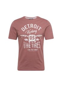 Only & Sons Only & Sons, Herren Shirt 'ELMO CAMP', Pastellrot / Weiß