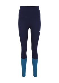 asics, Damen Atmungsaktive Tights, Dunkelgrau / Petrol