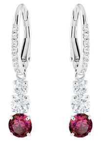 Swarovski, Damen Ohrstecker 'Attract Trilogy Round 5447058', Cyclam / Silber
