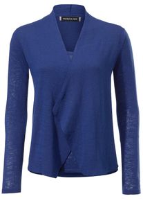 Heine, Damen Strick-Twinset, Blau