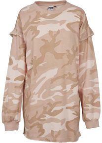 Urban Classics, Damen Pullover Kleid, Hellbeige / Rosa