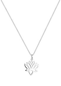 Elli, Damen Kette 'Lotusblume', Silber