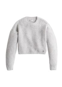 Hollister, Damen Pullover 'WEBEX PATTERN SWTR', Hellgrau