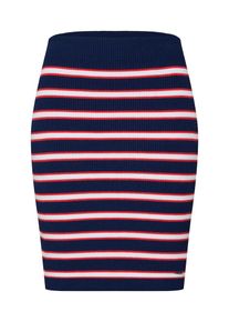 Guess, Damen Rock 'ALEXANDRA SWEATER SKIRT', Navy / Rot / Wei&szlig;