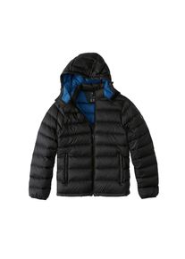 Abercrombie & Fitch Abercrombie & Fitch, Herren Steppjacke 'LW PUFFER HOOD 3CC', Schwarz