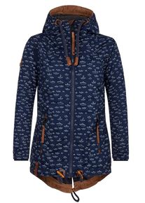Naketano, Damen Jacket 'Reitsport Forever', Navy / Weiß
