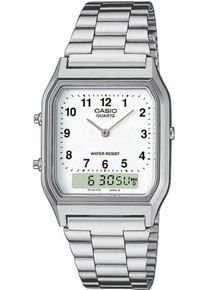 Casio, Herren Chronograph 'AQ-230A-7BMQYES', Grau / Wei&szlig;