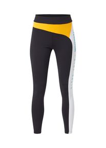 Reebok CLASSIC, Damen Hose 'GIGI LEGGING', Gelb / Schwarz / Wei&szlig;