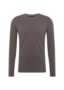 Tommy Hilfiger, Herren Shirt 'STRETCH SLIM FIT LONG SLEEVE TEE', Grau