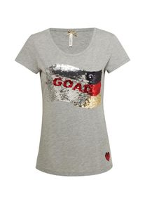 Key Largo, Damen T-Shirt, Graumeliert / Mischfarben