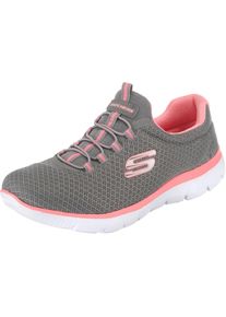 Skechers, Damen Sneakers Low 'SUMMITS', Grau / Pink