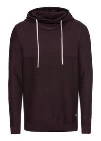 Jack & Jones JACK & JONES, Herren Pullover 'JORERIS KNIT HOOD', Weinrot