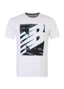 New Balance, Herren Sportshirt 'MT91082', Schwarz / Weiß