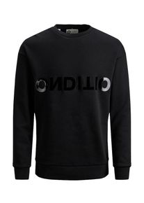 Jack & Jones JACK & JONES, Herren Sweatshirt, Grau / Schwarz
