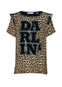 Rich & Royal Rich & Royal, Damen T-Shirt, Braun / Schwarz