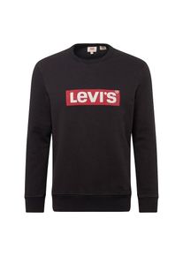 Levi's LEVI'S, Herren Sweatshirt 'GRAPHIC CREW B', Rot / Schwarz / Weiß