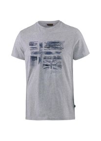 Napapijri, Herren T-Shirt 'Sancy', Graumeliert