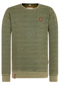Naketano, Herren Sweatshirt 'Indifference Of Good ', Oliv