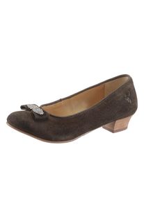 Spieth & Wensky SPIETH & WENSKY, Damen Trachtenpumps mit Schleife, Braun