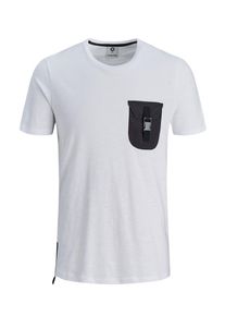 Jack & Jones JACK & JONES, Herren T-Shirt, Schwarz / Weiß