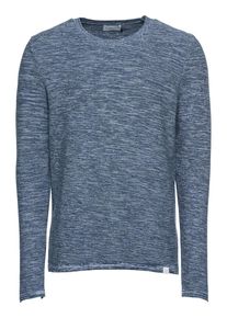 Nowadays, Herren Pullover 'mini wave sweater', Blau