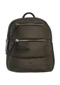 Tom Tailor, Damen Rucksack 'Nadine', Khaki / Schwarz