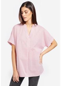 Khujo, Damen Blusenshirt 'Nora', Rot / Wei&szlig;