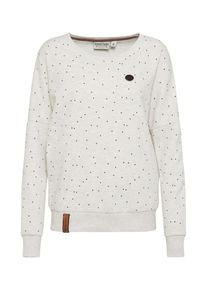 Naketano, Damen Sweatshirt 'Twerk twerk twerk', Beige / Marine