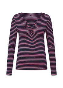 Only, Damen Shirt 'RUNA', Navy / Rosa