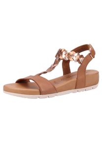 Tamaris, Damen Sandalen, Braun / Kupfer / Silber