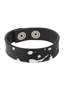 Diesel, Herren Armband 'A-POL', Schwarz / Weiß