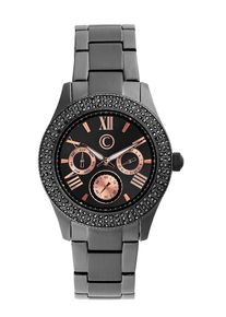 C-Collection, Damen Uhr, Rosegold / Anthrazit